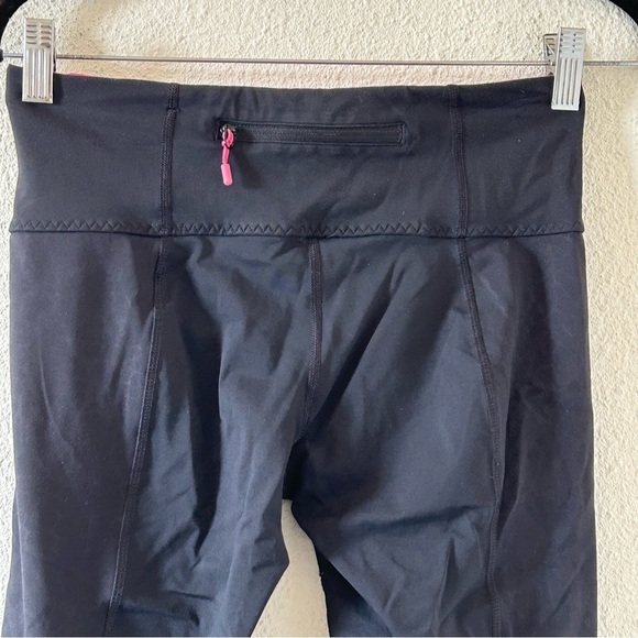 Lululemon Women’s Leggings 6 Black Cropped Pullon Stretchy Gym Workout Lounge - Picture 6 of 13